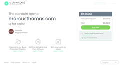 Desktop Screenshot of marcusthomas.com