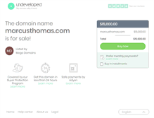 Tablet Screenshot of marcusthomas.com